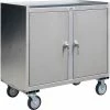 Jamco Steel Mobile Cabinet w/2 Doors & 1 Shelf, 1200 lb. Capacity, 36"L x 18"W x 35"H