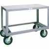 Mobile Table w/1 Shelf, 3000 lb. Capacity, 48"L x 30"W x 32"H, Gray