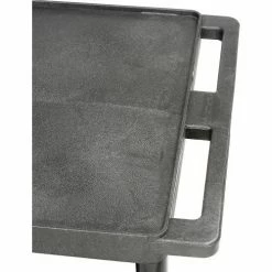 Luxor Plastic Utility Cart w/2 Shelves, 200 lb. Capacity, 24"L x 18"W x 33-1/2"H, Black -Utility Carts Elegant store 334538BK 08