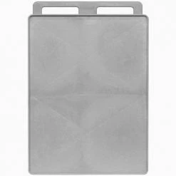 Luxor Plastic Utility Cart w/2 Shelves, 250 lb. Capacity, 32"L x 24"W x 34"H, Gray -Utility Carts Elegant store 334538GY 06