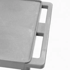 Luxor Plastic Utility Cart w/2 Shelves, 250 lb. Capacity, 32"L x 24"W x 34"H, Gray -Utility Carts Elegant store 334538GY 08