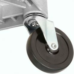 Luxor Plastic Utility Cart w/2 Shelves, 250 lb. Capacity, 32"L x 24"W x 34"H, Gray -Utility Carts Elegant store 334538GY 10