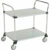 Nexel® Galvanized Steel Utility Cart w/2 Shelves, 800 lb. Capacity, 36"L x 24"W x 38"H