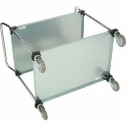 Nexel® Galvanized Steel Utility Cart w/2 Shelves, 800 lb. Capacity, 36"L x 24"W x 38"H -Utility Carts Elegant store 489063 02