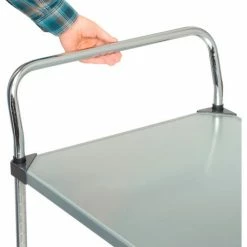 Nexel® Galvanized Steel Utility Cart w/2 Shelves, 800 lb. Capacity, 36"L x 24"W x 38"H -Utility Carts Elegant store 489063 08