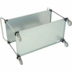 Nexel® Galvanized Steel Utility Cart w/2 Shelves, 800 lb. Capacity, 48"L x 24"W x 38"H -Utility Carts Elegant store 489064 02