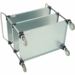Nexel® Galvanized Steel Utility Cart w/3 Shelves, 800 lb. Capacity, 36"L x 24"W x 38"H -Utility Carts Elegant store 489066 02
