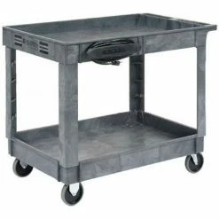 Global Industrial Utility Cart w/ 2 Shelves & 5" Casters, 500 lb. Capacity, 40"L x 26"W x 33"H 32 Global Industrial Utility Cart w/ 2 Shelves & 5" Casters, 500 lb. Capacity, 40"L x 26"W x 33"H -Utility Carts Elegant store 498526A 03