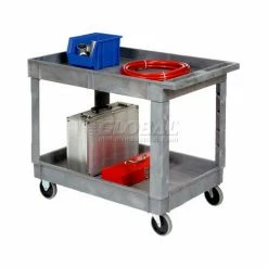Global Industrial Utility Cart w/ 2 Shelves & 5" Casters, 500 lb. Capacity, 40"L x 26"W x 33"H 47 Global Industrial Utility Cart w/ 2 Shelves & 5" Casters, 500 lb. Capacity, 40"L x 26"W x 33"H -Utility Carts Elegant store 498526 12