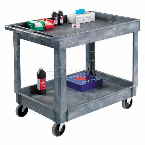 Global Industrial Utility Cart w/ 2 Shelves & 5" Casters, 500 lb. Capacity, 40"L x 26"W x 33"H 21 Global Industrial Utility Cart w/ 2 Shelves & 5" Casters, 500 lb. Capacity, 40"L x 26"W x 33"H - Image 21