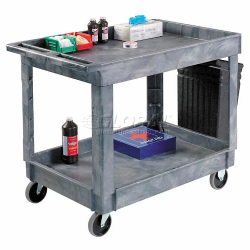 Global Industrial Utility Cart w/ 2 Shelves & 5" Casters, 500 lb. Capacity, 40"L x 26"W x 33"H 22 Global Industrial Utility Cart w/ 2 Shelves & 5" Casters, 500 lb. Capacity, 40"L x 26"W x 33"H - Image 22