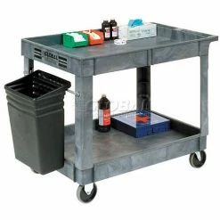 Global Industrial Utility Cart w/ 2 Shelves & 5" Casters, 500 lb. Capacity, 40"L x 26"W x 33"H 51 Global Industrial Utility Cart w/ 2 Shelves & 5" Casters, 500 lb. Capacity, 40"L x 26"W x 33"H -Utility Carts Elegant store 498526 med3