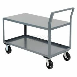 Jamco Service Cart w/2 Shelves, 2400 lb. Capacity, 48"L x 30"W x 31"H, Gray 15 Jamco Service Cart w/2 Shelves, 2400 lb. Capacity, 48"L x 30"W x 31"H, Gray -Utility Carts Elegant store 502509 01