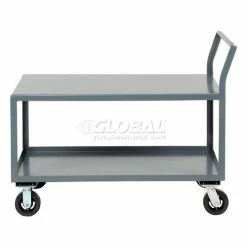 Jamco Service Cart w/2 Shelves, 2400 lb. Capacity, 48"L x 30"W x 31"H, Gray 16 Jamco Service Cart w/2 Shelves, 2400 lb. Capacity, 48"L x 30"W x 31"H, Gray -Utility Carts Elegant store 502509 04