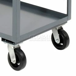 Jamco Service Cart w/2 Shelves, 2000 lb. Capacity, 60"L x 30"W x 29"H, Gray 18 Jamco Service Cart w/2 Shelves, 2000 lb. Capacity, 60"L x 30"W x 29"H, Gray -Utility Carts Elegant store 502509 06 1