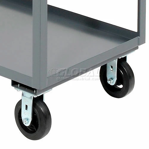 Jamco Service Cart w/2 Shelves, 2400 lb. Capacity, 48"L x 30"W x 31"H, Gray 8 Jamco Service Cart w/2 Shelves, 2400 lb. Capacity, 48"L x 30"W x 31"H, Gray - Image 8