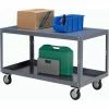 Global Industrial™ Portable Steel Table w/2 Shelves, 1200 lb. Capacity, 48"L x 24"W x 30"H