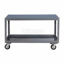 Global Industrial Portable Steel Table w/2 Shelves, 1200 lb. Capacity, 60"L x 30"W x 30"H 21 Global Industrial Portable Steel Table w/2 Shelves, 1200 lb. Capacity, 60"L x 30"W x 30"H -Utility Carts Elegant store 579221 03 4
