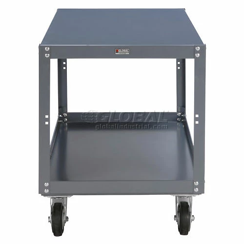 Global Industrial Portable Steel Table w/2 Shelves, 1200 lb. Capacity, 72"L x 36"W x 30"H 6 Global Industrial Portable Steel Table w/2 Shelves, 1200 lb. Capacity, 72"L x 36"W x 30"H - Image 6
