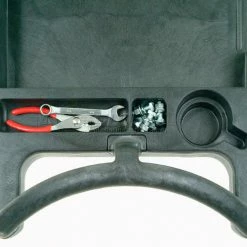 Rubbermaid® Mobile Workcenter w/4 Drawers, 500 lb. Capacity, 40"L x 18"W x 33-1/2"H, Black -Utility Carts Elegant store 607707 06