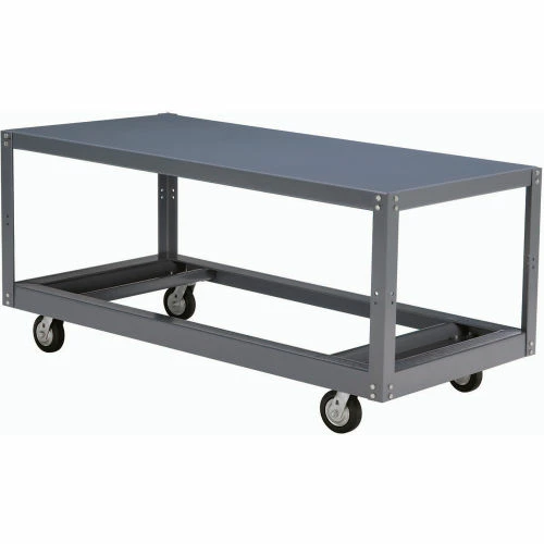 Global Industrial Portable Steel Table w/1 Shelf, 1200 lb. Capacity, 72"L x 36"W x 30"H 1 Global Industrial Portable Steel Table w/1 Shelf, 1200 lb. Capacity, 72"L x 36"W x 30"H