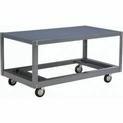 Global Industrial Portable Steel Table w/1 Shelf, 1200 lb. Capacity, 72"L x 36"W x 30"H 30 Global Industrial Portable Steel Table w/1 Shelf, 1200 lb. Capacity, 72"L x 36"W x 30"H -Utility Carts Elegant store 752233 10
