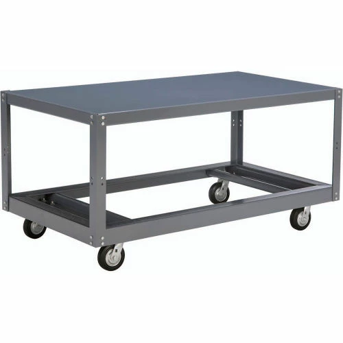 Global Industrial Portable Steel Table w/1 Shelf, 1200 lb. Capacity, 48"L x 24"W x 30"H 11 Global Industrial Portable Steel Table w/1 Shelf, 1200 lb. Capacity, 48"L x 24"W x 30"H - Image 11