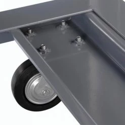 Global Industrial Portable Steel Table w/1 Shelf, 1200 lb. Capacity, 48"L x 24"W x 30"H 32 Global Industrial Portable Steel Table w/1 Shelf, 1200 lb. Capacity, 48"L x 24"W x 30"H -Utility Carts Elegant store 752233 12 3