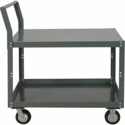 Global Industrial Service Cart w/2 Shelves, 1200 lb. Capacity, 48"L x 30"W x 30"H, Gray 24 Global Industrial Service Cart w/2 Shelves, 1200 lb. Capacity, 48"L x 30"W x 30"H, Gray -Utility Carts Elegant store 752246 09 1