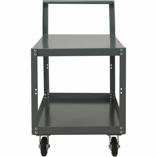Global Industrial Service Cart w/2 Shelves, 1200 lb. Capacity, 36"L x 24"W x 27"H, Gray 4 Global Industrial Service Cart w/2 Shelves, 1200 lb. Capacity, 36"L x 24"W x 27"H, Gray - Image 4