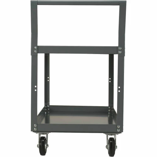 Global Industrial Service Cart w/2 Shelves, 1200 lb. Capacity, 36"L x 24"W x 27"H, Gray 5 Global Industrial Service Cart w/2 Shelves, 1200 lb. Capacity, 36"L x 24"W x 27"H, Gray - Image 5