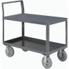 Global Industrial™ Service Cart w/2 Shelves, 1200 lb. Capacity, 48"L x 24"W x 31"H, Gray
