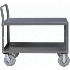 Global Industrial Service Cart w/2 Shelves, 1200 lb. Capacity, 60"L x 30"W x 31"H, Gray 32 Global Industrial Service Cart w/2 Shelves, 1200 lb. Capacity, 60"L x 30"W x 31"H, Gray -Utility Carts Elegant store 752258 02 3