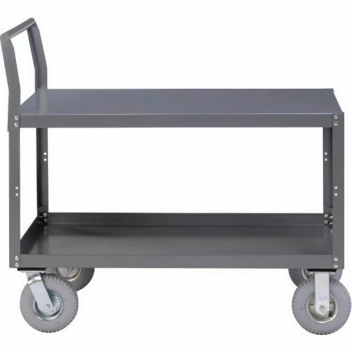 Global Industrial Service Cart w/2 Shelves, 1200 lb. Capacity, 60"L x 30"W x 31"H, Gray 3 Global Industrial Service Cart w/2 Shelves, 1200 lb. Capacity, 60"L x 30"W x 31"H, Gray - Image 3
