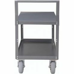 Global Industrial™ Service Cart w/2 Shelves, 1200 lb. Capacity, 48"L x 24"W x 31"H, Gray -Utility Carts Elegant store 752258 05 1