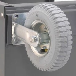 Global Industrial Service Cart w/2 Shelves, 1200 lb. Capacity, 36"L x 24"W x 31"H, Gray -Utility Carts Elegant store 752258 20