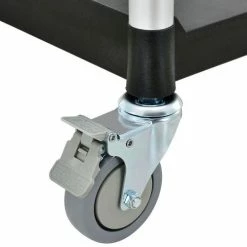 Global Industrial™ Service Cart w/3 Shelves, 550 lb. Capacity, 26"L x 17"W x 39"H, Black -Utility Carts Elegant store 800270 11