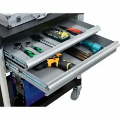 Global Industrial Utility Cart, 2 Shelves, 2 Drawers, 440 lb. Cap, 26"L x 17"W x 37"H, Black 22 Global Industrial Utility Cart, 2 Shelves, 2 Drawers, 440 lb. Cap, 26"L x 17"W x 37"H, Black -Utility Carts Elegant store 800271 04