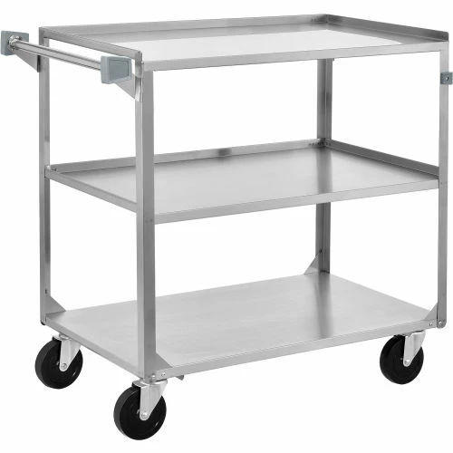 Global Industrial Steel Utility Cart, 300 lb. Capacity, 30-3/4"L x 18-3/8"W x 33"H 2 Global Industrial Steel Utility Cart, 300 lb. Capacity, 30-3/4"L x 18-3/8"W x 33"H - Image 2
