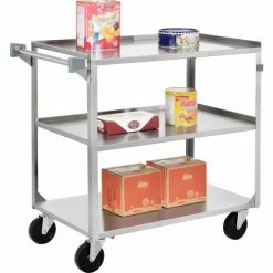 Global Industrial Steel Utility Cart, 500 lb. Capacity, 27-5/8"L x 16-3/4"W x 32"H 22 Global Industrial Steel Utility Cart, 500 lb. Capacity, 27-5/8"L x 16-3/4"W x 32"H -Utility Carts Elegant store 800277 03 3