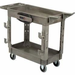 Global Industrial Utility Cart w/2 Shelves, 500 lb. Cap, 38"L x 17-1/2"W x 32-1/2"H, Gray 43 Global Industrial Utility Cart w/2 Shelves, 500 lb. Cap, 38"L x 17-1/2"W x 32-1/2"H, Gray -Utility Carts Elegant store 800299 09