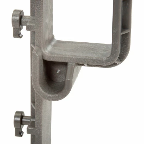 Global Industrial Deep Square Hooks for Utility Cart, 2-3/8"W x 12-1/8"H, Gray, 2/Pack 6 Global Industrial Deep Square Hooks for Utility Cart, 2-3/8"W x 12-1/8"H, Gray, 2/Pack - Image 6