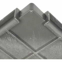 Global Industrial™ Deep Tray Shelf for Utility Cart, 44"L x 25-1/2"W x 2-3/4"H, Gray -Utility Carts Elegant store 800304 07