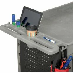 Global Industrial Utility Cart w/2 Tray Shelves & 5" Casters, 44"L x 25-1/2"W x 32-1/2"H 70 Global Industrial Utility Cart w/2 Tray Shelves & 5" Casters, 44"L x 25-1/2"W x 32-1/2"H -Utility Carts Elegant store 800305 26