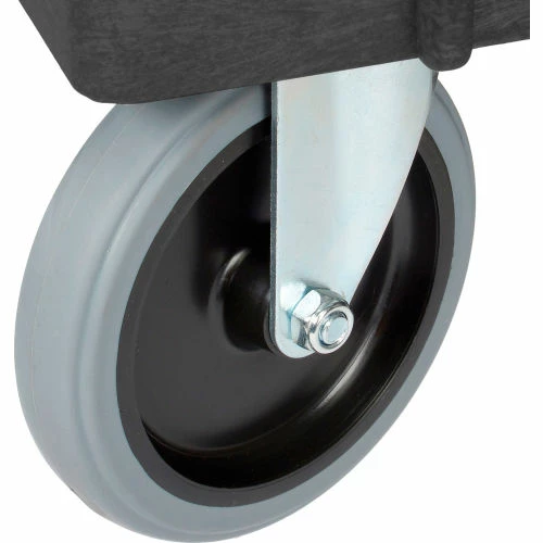 Global Industrial Flat Top Utility Cart w/2 Shelves, 44"L x 25-1/2"W x 32-1/2"H, Black 27 Global Industrial Flat Top Utility Cart w/2 Shelves, 44"L x 25-1/2"W x 32-1/2"H, Black - Image 27