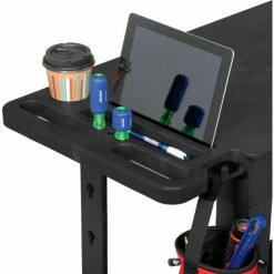 Global Industrial Flat Top Utility Cart w/2 Shelves, 38"L x 17-1/2"W x 32-1/2"H, Black 47 Global Industrial Flat Top Utility Cart w/2 Shelves, 38"L x 17-1/2"W x 32-1/2"H, Black -Utility Carts Elegant store 800337 15