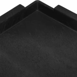 Global Industrial Deep Tray Shelf for Utility Cart, 36"L x 24"W x 2-1/2"H, Black -Utility Carts Elegant store 800338 06