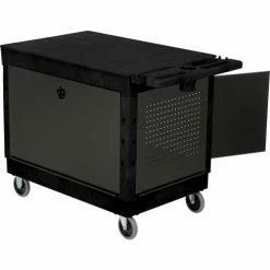 Global Industrial Utility Cart w/2 Flat Shelves, 500 lb. Capacity, 44"L x 25-1/2"W x 32-1/2"H -Utility Carts Elegant store 800340 16