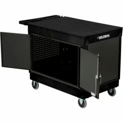 Global Industrial Utility Cart w/2 Flat Shelves, 500 lb. Capacity, 44"L x 25-1/2"W x 32-1/2"H -Utility Carts Elegant store 800340 17