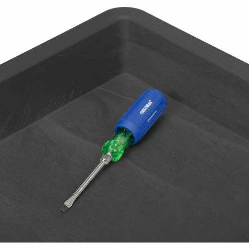 Global Industrial Tray Top Utility Cart w/3 Shelves, 44"L x 25-1/2"W x 32-1/2"H, Black 31 Global Industrial Tray Top Utility Cart w/3 Shelves, 44"L x 25-1/2"W x 32-1/2"H, Black - Image 31